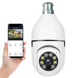 DIVINE Wireless WiFi E27 Bulb Holder Security Camera with Night Vision for Home/Office/Warehouse, V380 App for Remote Live Viewing Security Camera - 1080P (DSC-96) image 1