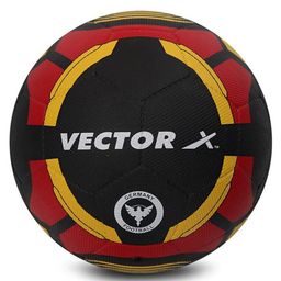 Vector X Germany Rubber Moulded Football Size 3 - Black Red-22