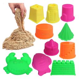 Toyshine Creative Sand With Castle Moulds Brown - 1 Kg-10