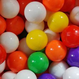 EEVOVEE  Kids Plastic Pool Balls Non Toxic Safe & Soft Balls Pit Balls75 pcs - Multi Color-33