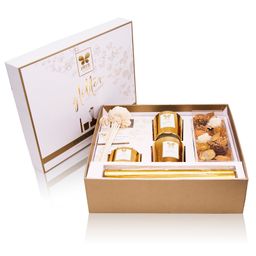 Iris Homefragrances Glitter Fragrance Giftset with Reed Diffuser Potpourri 100g Reed Diffuser Oil  Votive Candles and  Taper Candles-56