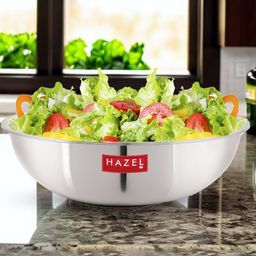 HAZEL Triply Stainless Steel Induction Bottom Tasra, 3 Litre, 26.5 cm-18