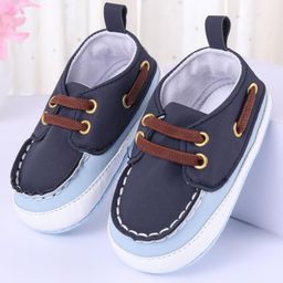 Cute Walk by Babyhug Slip On Booties with Lace Detailing - Navy Blue-image-94