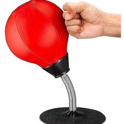 AKN TOYS Boxing Ball Gym Exercising Tool Boxing Reaction Ball Men Boxing Supply Boxing Bag for Gym Portable Inflation Ball Boxing Reflex Bag Pu Reflective Ball Office Inflatable- PACK OF 1 ( COLOR AND DESIGN VARY )-14