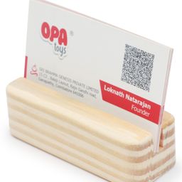 OpaToys Wooden Card Holder Smooth Pine Wood Stand for Flashcards, Activity Cards & More-23