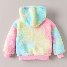 Kookie Kids Full Sleeves Hoodie  With Colour Block Design & Kangaroo Pockets - Multicolour image 2