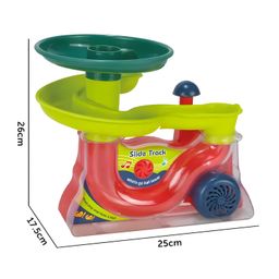 NEGOCIO Interactive Busy Ball Popper Toy for Toddlers - Ball Drop and Roll Active Musical Toy with 5 Colorful Ball Popping Game for Toddler Motor Skills Development, Sensory Play for Kids- PACK OF 1- COLOR MAY VARY image 3