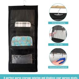 Kuber Industries Black Set of 2 Regular Multi-Utility Organisers image 4