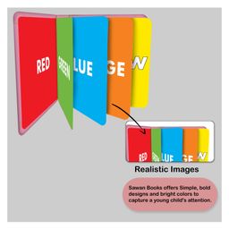 sawan Set of 3 My Padded Picture Book Alphabet and  Numbers and Colours - English image 4