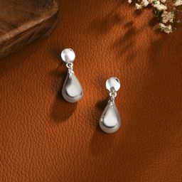 Accessorize Teardrop Shaped Chunky Drop Earrings-12