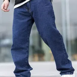 Playfeel Men Jean Boyfriend Fit Mid-Rise Jeans-picture-11