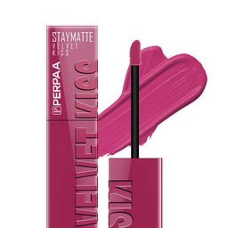 PERPAA Velvet Kiss Matte Waterproof Non-Transfer Liquid Lipsticks- 3.5 ml - Dark Pink-38