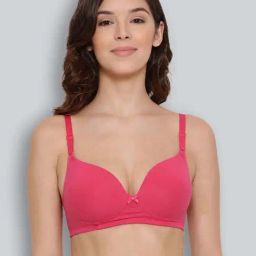 Lyra Fuchsia Cotton Seamless Bra-picture-35