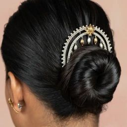 Shaya 92.5 Sterling Silver Preethi Juda Pin for Women-image-58