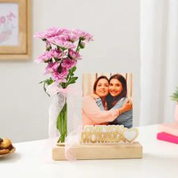 Mauve Memories Personalized Photo Stand For Mom-8