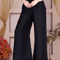 Vivika Women 2 Flared Palazzos-image-44