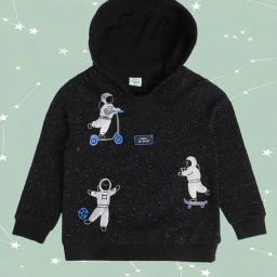 MINIKLUB Kids Black Printed Full Sleeves Sweatshirt-image-49