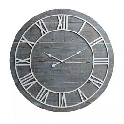GENERIC 36 inch Wall Clock for Farmhouse Grey, NBG Home-image-6
