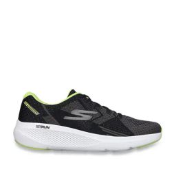 Skechers Men's GO RUN ELEVATE Black Lime Running Shoes-image-30