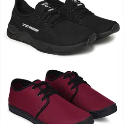 Spotwalk Men Mesh Running Shoes-picture-24