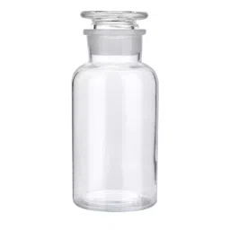 ABGIL Reagent Bottle W.M.F.S. Type 125 ml Transparent Borosilicate Glass, INDG-RB-T-32-03-7