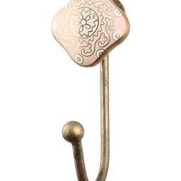 IndianShelf Pink Ceramic Square Door Hangers for Clothes Hooks for Kitchen-image-89