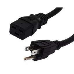 L-COM POWER CORD, NEMA 5-15P/IEC 320 C19, 15FT, PPA00012-15F-27