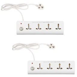 EcoLink 6A 4-Way Spike and Surge Guard - Pack of 2 (White)-image-55