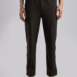 NEVER NEUD Men Relaxed Cargos Trousers-image-88