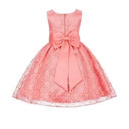 Shahina Fashion Girls Princess Knee Length Dress-image-44