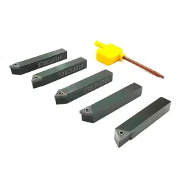 A.D INTERNATIONAL Indexable Turning Tool Set with 8 mm Square Shank for Lathe Machine, P4-NY4P-N9PR-46