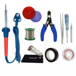 Fadman 10 In 1 Red Soldering Iron Kit 60 W Corded Flat Copper, Iron & Nickle Tip-26