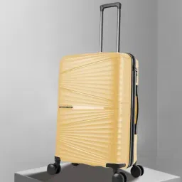 Nasher Miles Mumbai Hard-Sided Polypropylene Cabin Luggage Yellow 20 inch |55cm Trolley Bag-image-77