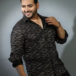 Instafab Plus Men Comfort Opaque Printed Casual Shirt-image-57
