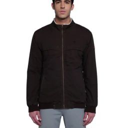 Wildcraft Dark Brown Cotton Regular Fit Jacket-46