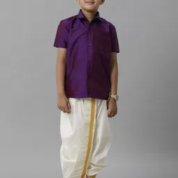 Ramraj Boys Shirt with Dhoti Pants-image-98