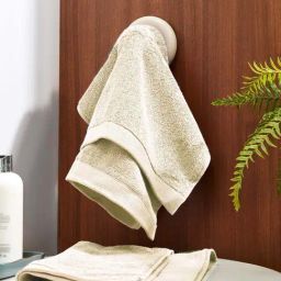 DDecor Pioneer Beige Cotton 450 GSM Hand Towel - Set of 1-46