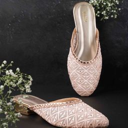 Inc 5 Woven Design Block Heel Mules-image-8