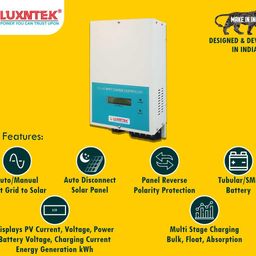 luxntek Solar MPPT Charge Controller SMU | 12V/24V - 50Amp | Max Voc- 140V | Max Watts - 1200W | Non Configurable Parameters image 5