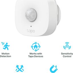 Tapo Tp-Link T100 120° Pir Smart Motion Sensor with Motion-Activated Light, Energy Saving, Battery-Powered, Real-Time Notifications, Device Sharing image 4