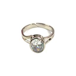 GenZcomplex Rhodium-Plated Brass Zircon Finger Ring-image-19