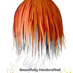 Designers Collection Orange & White Colourblocked Traditional Ceiling Lamp-47