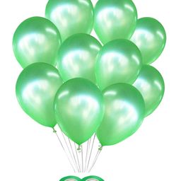 AMFIN Metallic Balloons Light Green - Pack of 50-image-91