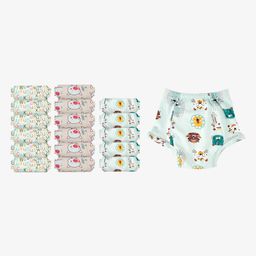 Snugkins 100% Cotton Snug Farm & Kindergarten Tales Potty Training Pull Up Pants Size 2 Fits- Pack of 18-13