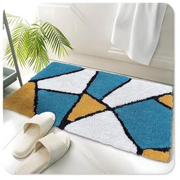 AAZEEM Abstract Cotton  Door mat  for Home (Multicolour)-33