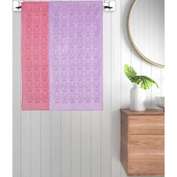 FABINALIV Set of 2 Multicolor Cartoon 300 GSM Cotton Kids Bath Towels (110X55 cm)-image-77