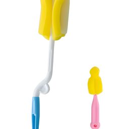COZY VIBES Sponge Brush Cleaning The Cup Brush For Baby Bottles Cleaning Tools Baby's Bottle Brush-PACK OF 1-COLOR MAY VARY-image-8