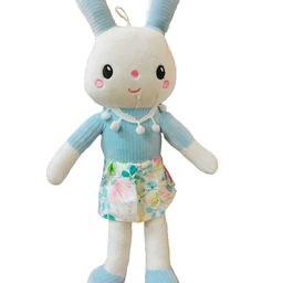 Tickles Soft Stuffed Plush Animal Rabbit Bunny Soft Toy for Kids Boys & Girls (Height 40 cm and Color: Blue)-8