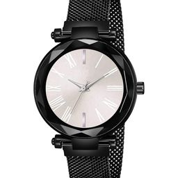 Gopal Shopcart Unisex Dial & Straps Analogue Watch GR_379_Silver Roman Black-image-73