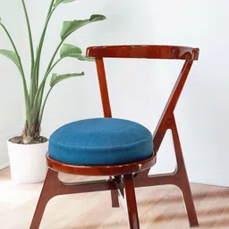 Sujan Carnival Funiture Brown & Blue Wooden Lounge Chair-image-53